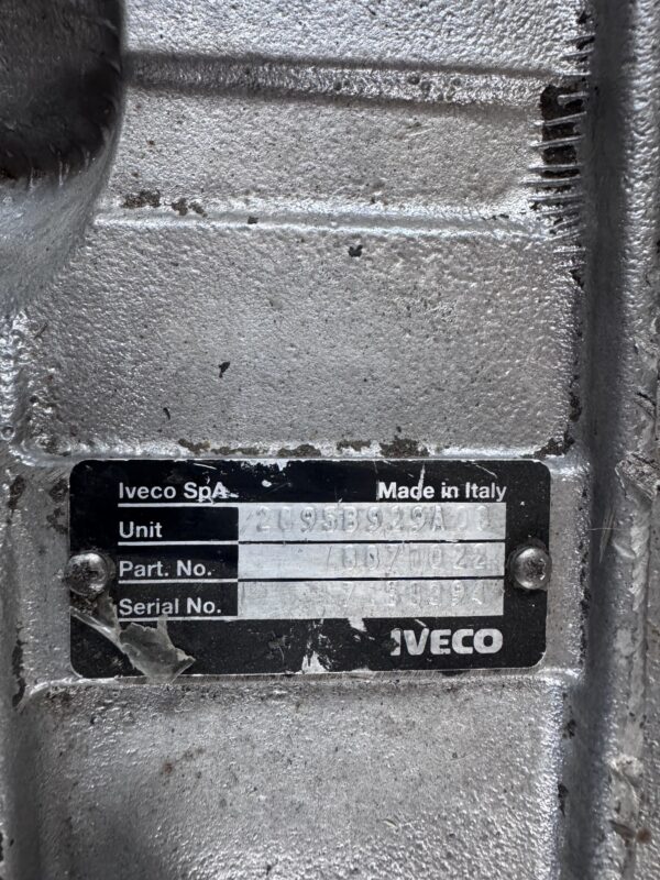 Cambio iveco eurotech 180E27 / 190E27 / 240E27 type: “2895.9 / 2895B9” - immagine 3